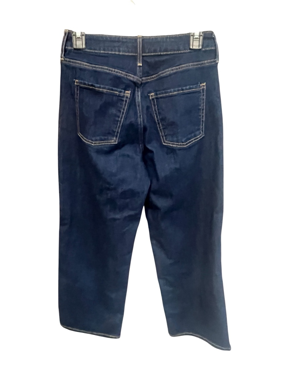 Old Navy Dark Wash High Rise Wide Leg Denim Jeans - Size 4 - Picture 5 of 5